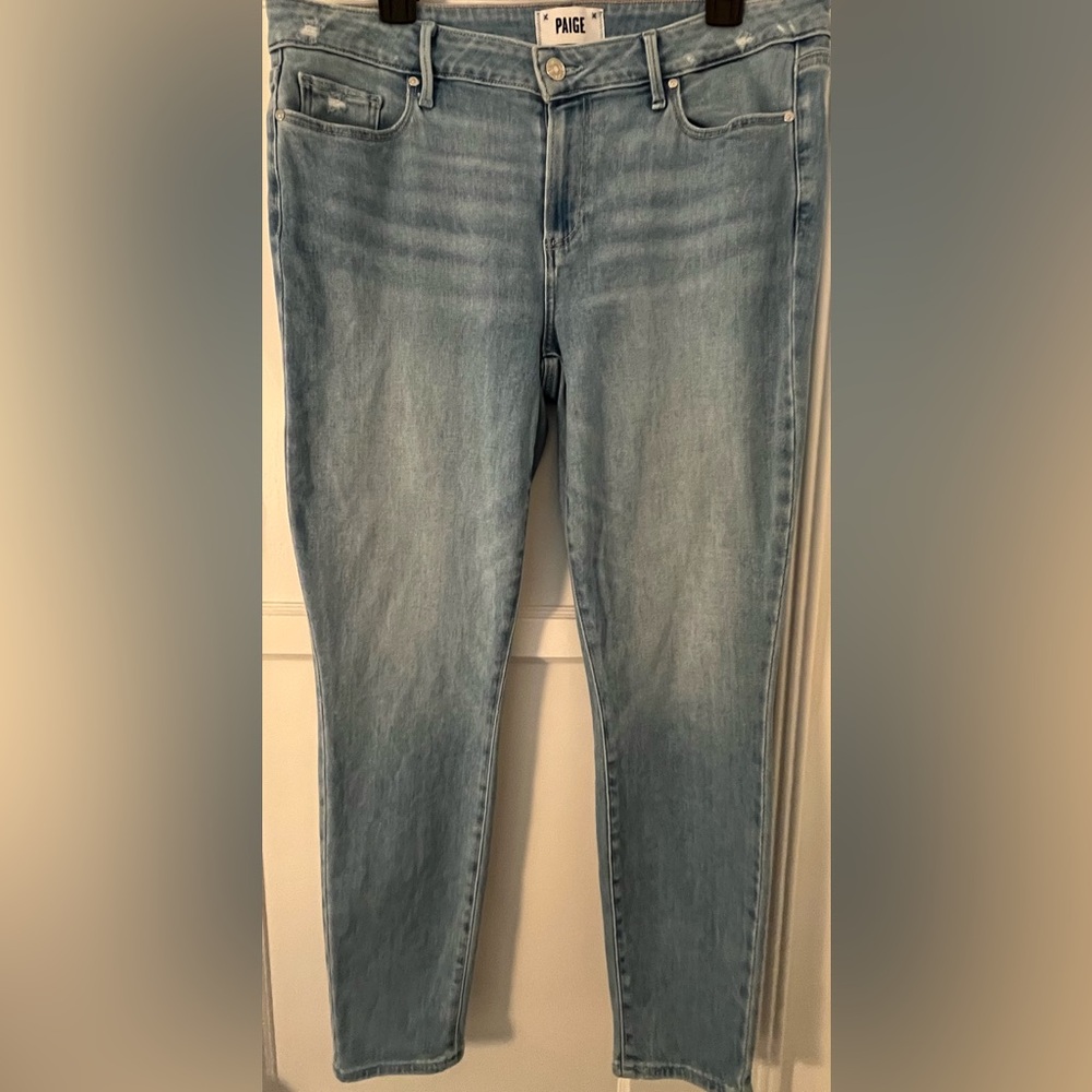 Paige Transcend Vintage Verdugo Ankle Ultra Skinny Jeans Size 32